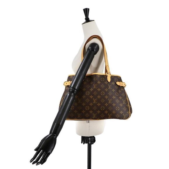 Louis Vuitton Monogram Batignolles Orizzontal Tote Bag Brown M51154 Gold - Picture 9 of 9